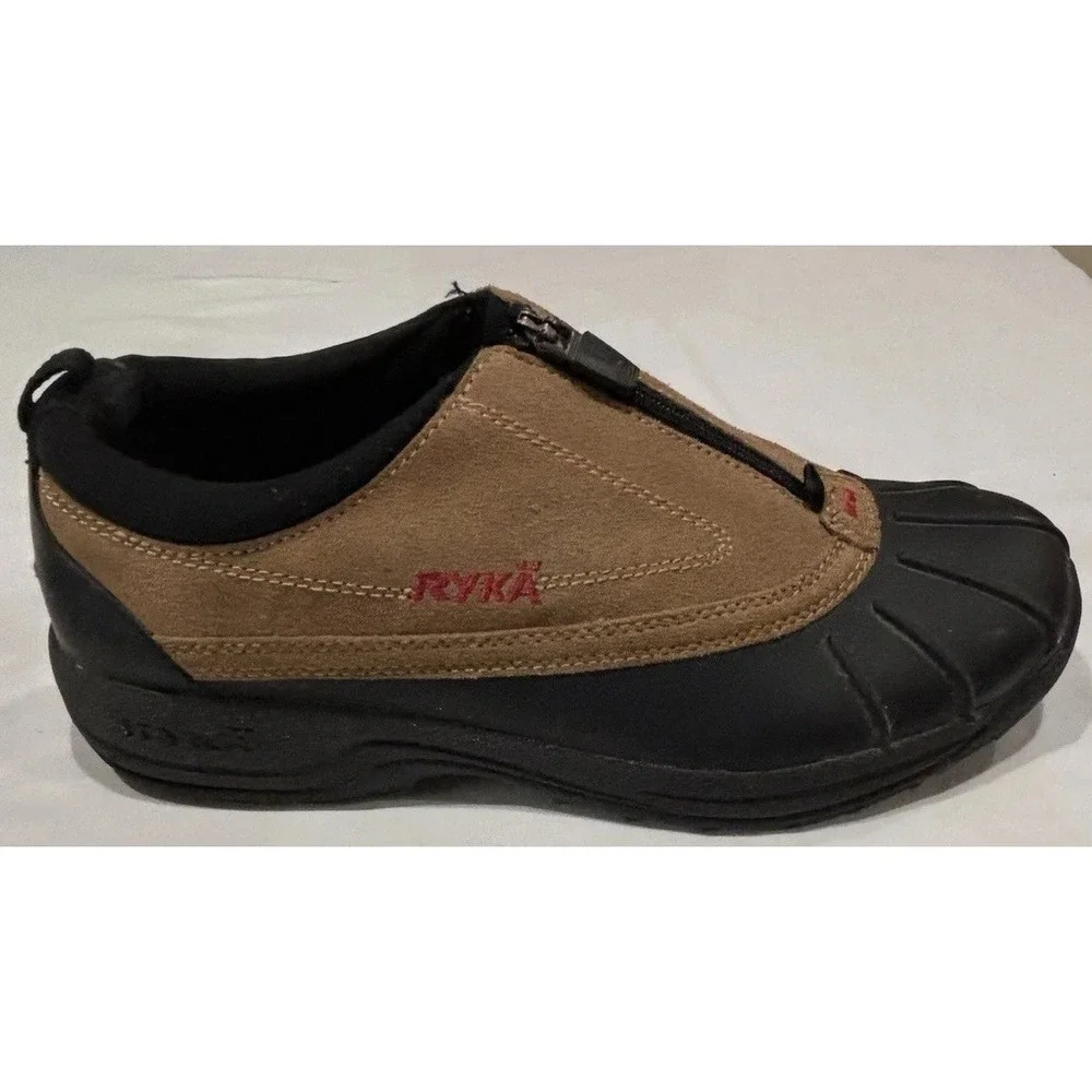 Ryka Women's Terrain Front Zip Waterproof Duck Walking Shoes Size 10